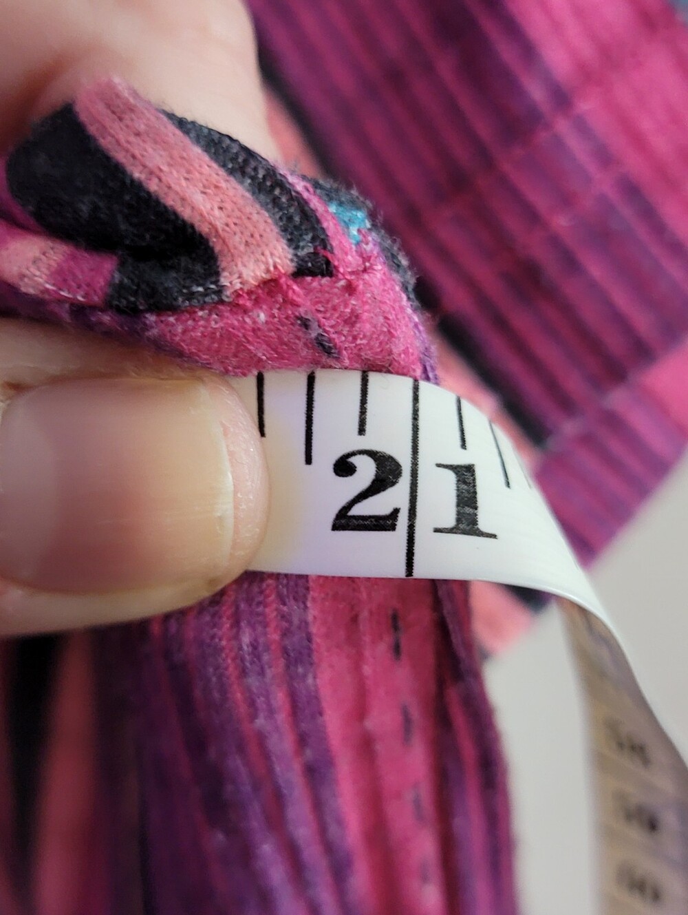 Crazy Train Pink Trim Striped Knit Top - Picture 7 of 9